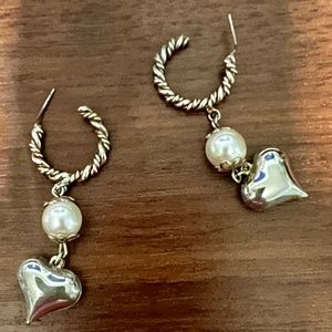 VINTAGE Gold and Silver earrings